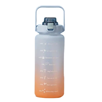 2L צבע, בקבוק מים עיצוב ארגונומי מים נייד בקבוק עבור ילדים ילדים מבוגרים ספורט