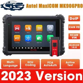 Autel MaxiCOM MK906PRO כלי אבחון Bluetooth סורק Automotivo ECU קידוד MK906 PRO PK MS906BT MK906BT כלי רכב