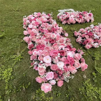 SPR אספקה שולחן לבן החתונה קישוטי תפאורה לשתול פרחים דקורטיביים רוז קיר לוח אירועים עבור החתונה