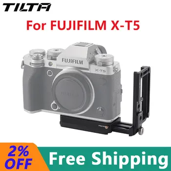 TILTA XT5 L-Brack המצלמה הכלוב עבור FUJIFILM X-T5 המורחבת מסגרת אופקית, זריקה אנכית סיכוי לחיות טעינה מהירה הלוח