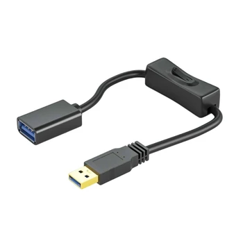 USB 3.0 כבל מאריך כבל עם מתג תמיכה העברת נתונים ואת אספקת החשמל.