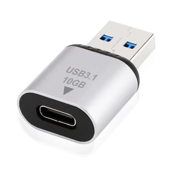 USB 3.1 Type C כבל מתאם USB C נקבה ל-USB 3.1 מטען נתונים ממיר
