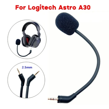 החלפת משחק מיקרופון עבור אסטרו A30 Gaming Headset להסרה מיקרופון גמיש גמיש צינור מיקרופון