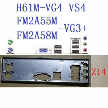 המקורי על ASRock H61M-VG4, H61M-VS4, FM2A55M VG3+, FM2A58M VG3+ I/O Shield הלוחית האחורית BackPlate Blende סוגריים.