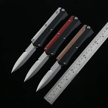 הר מר פוטרמן GL סכינים D2 להב 6061-T6 אלומיניום ידית קמפינג הישרדות חיצונית EDC ציד כלי ערב Ktchen הסכין