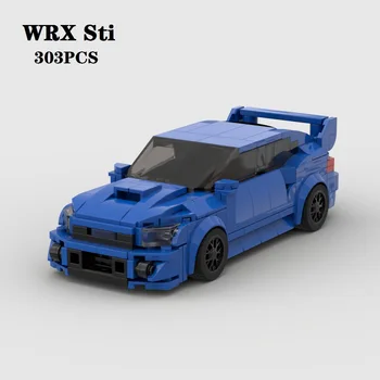 חדש יפן טרנט ג ' קסון WRX STI מירוץ מכוניות ספורט מהירות הרכב רוכב אלוף MOC אבני בניין לבנים DIY צעצועים לילדים מתנות יום הולדת