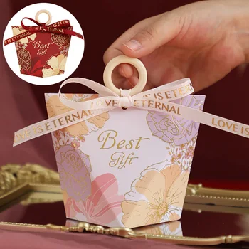 סוכר קופסת ממתקים לחתונה תיבת יצירתי מסיבת יום הולדת מתנה קופסאות שוקולד אריזה שקית בייבי מקלחת מתנה לשנה חדשה בקופסה