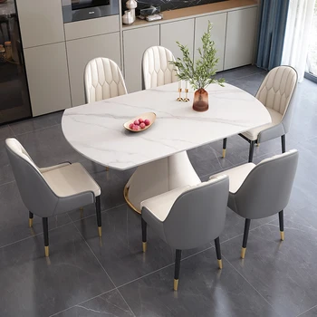 שולחנות אוכל וכיסאות להגדיר מודרני פשוטה שולחן האוכל בבית דירות קטן איטלקית סביב שולחן האוכל עם הפטיפון